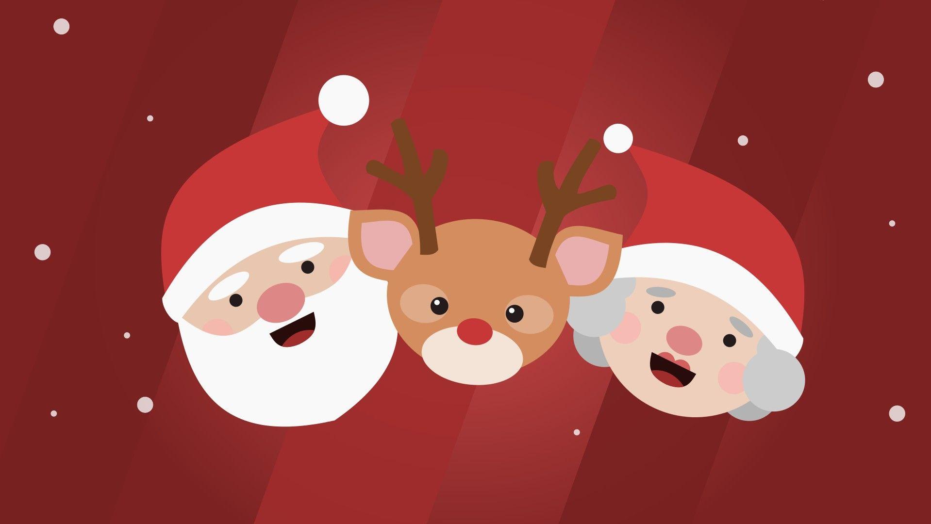 Christmas Rudolph Wallpapers Wallpaper Cave