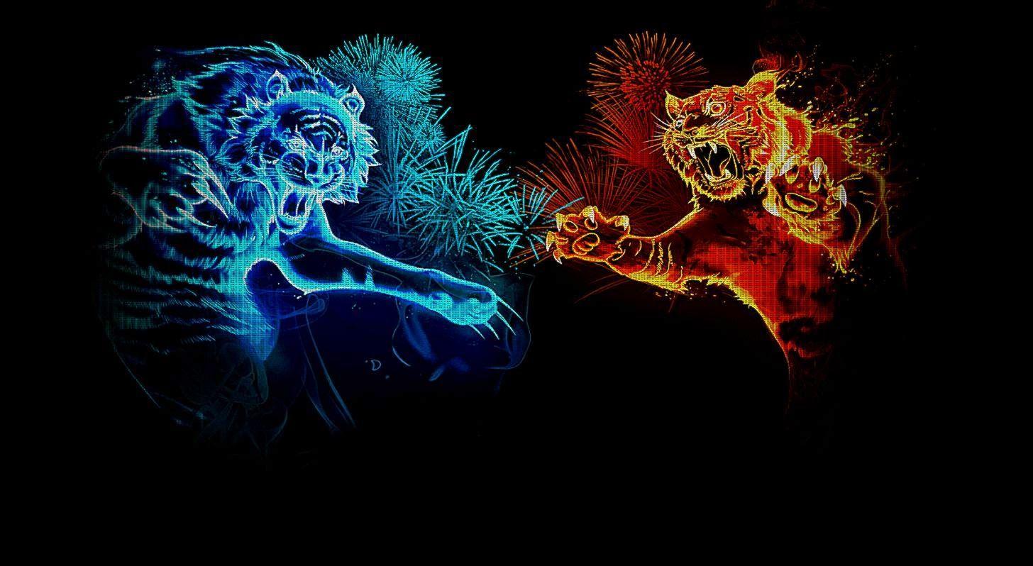 Neon Tiger Wallpapers Wallpaper Cave