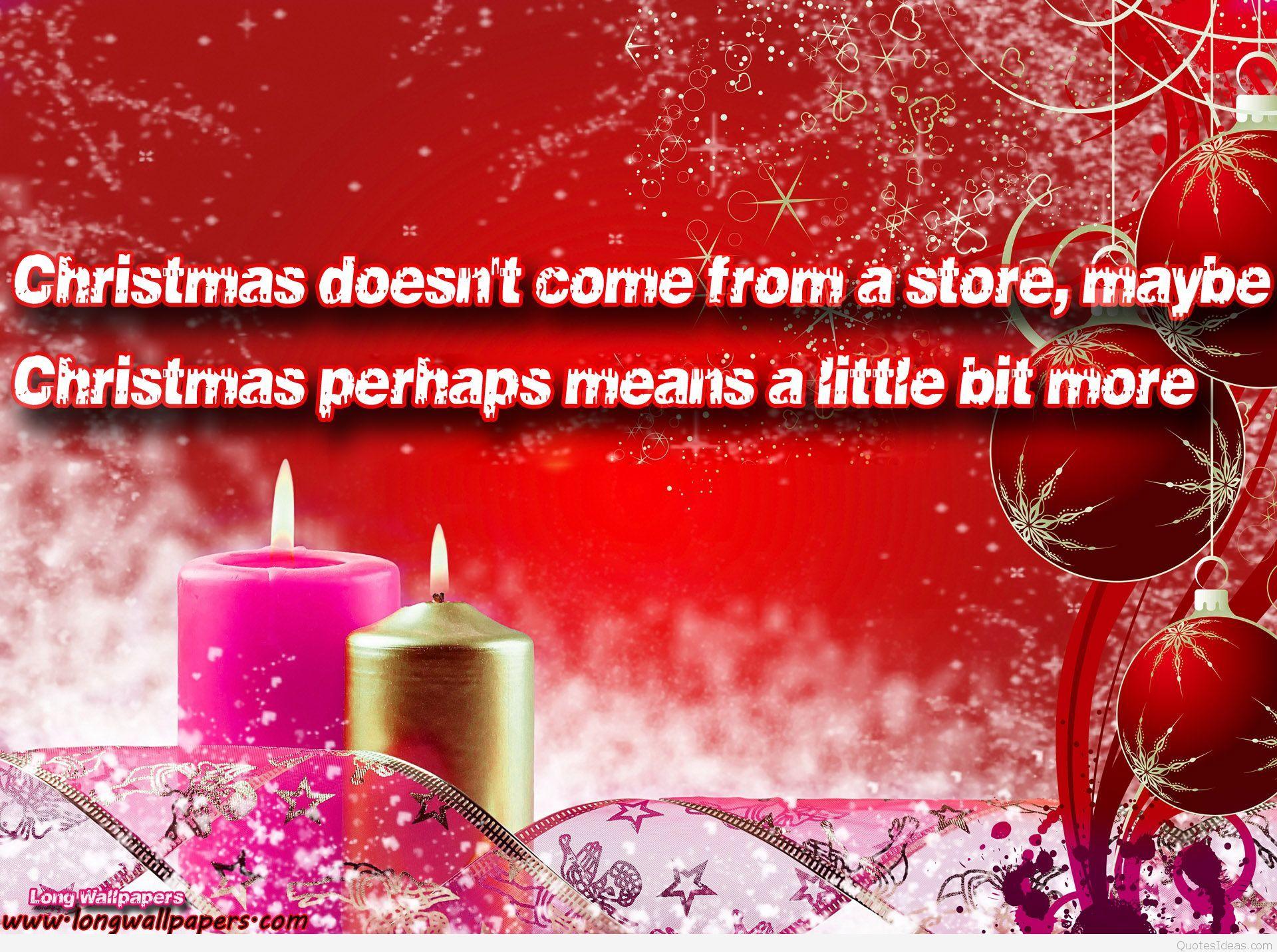 Christmas Quotes Wallpapers Wallpaper Cave