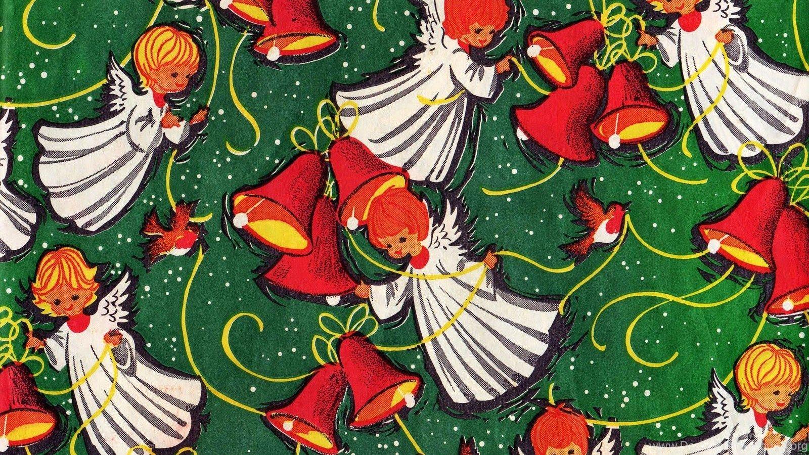 Christmas Wrapping Paper Wallpapers Wallpaper Cave