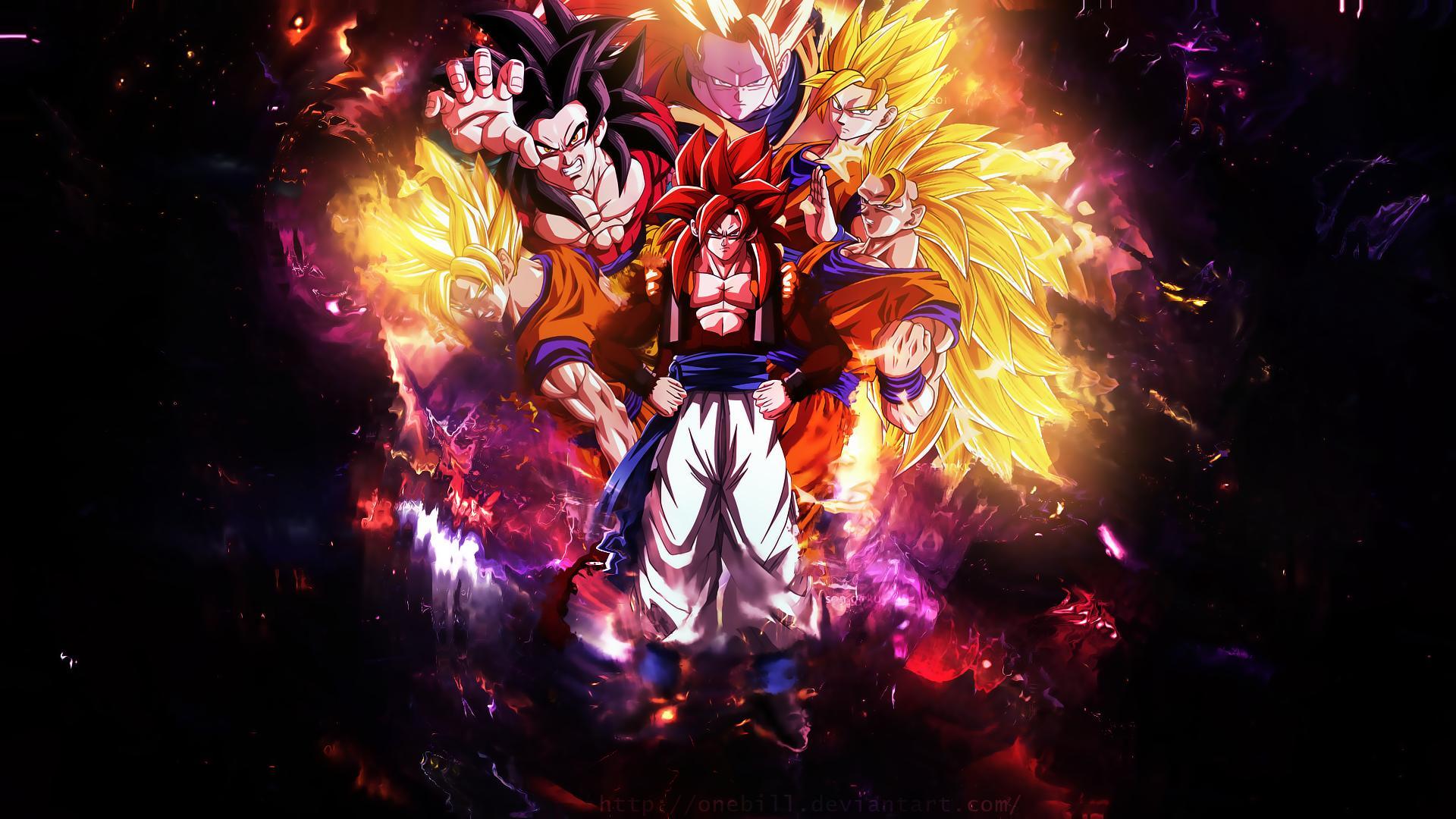 Goku Red Wallpapers Wallpaper Cave