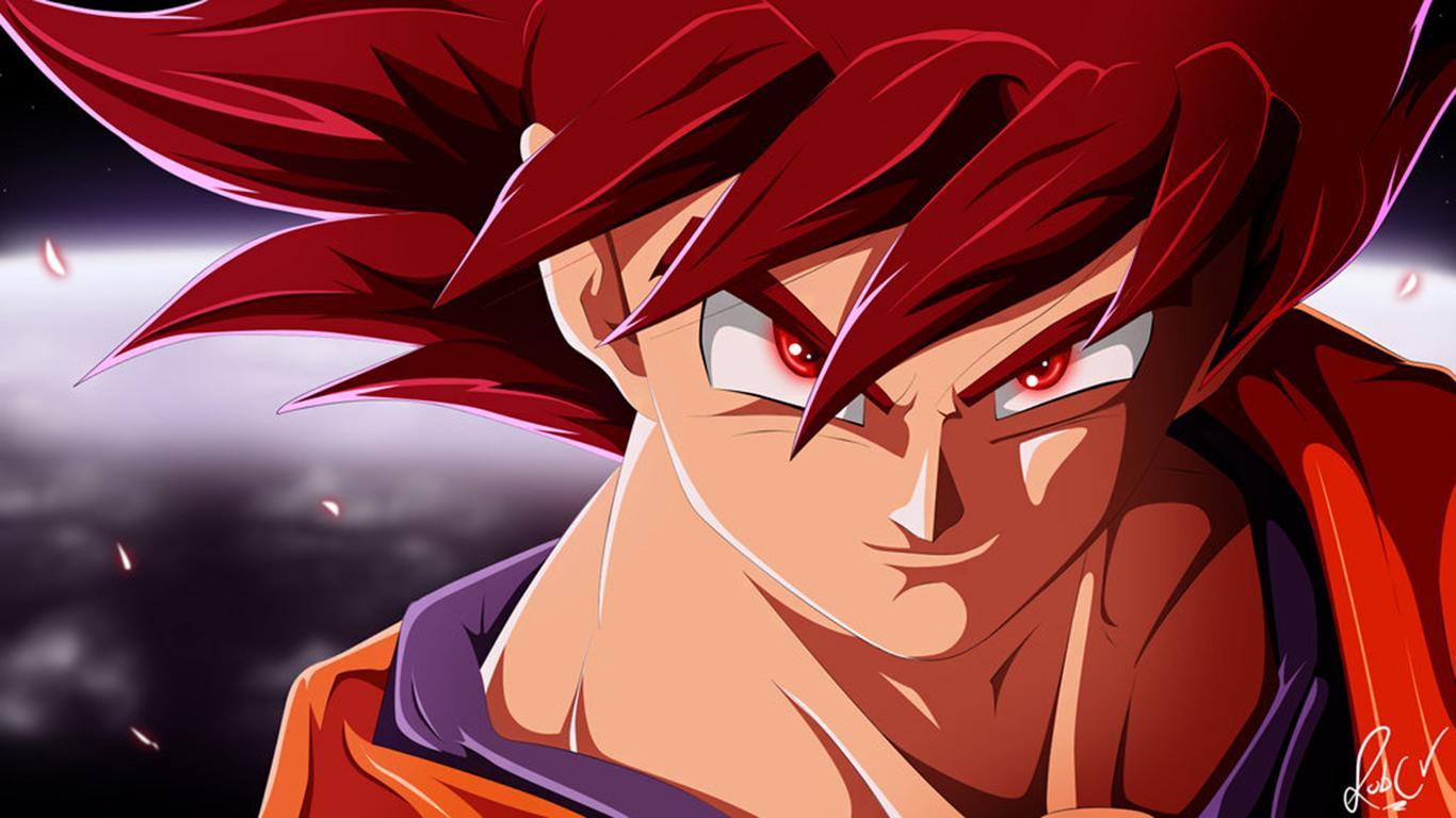 Goku Red Wallpapers Wallpaper Cave