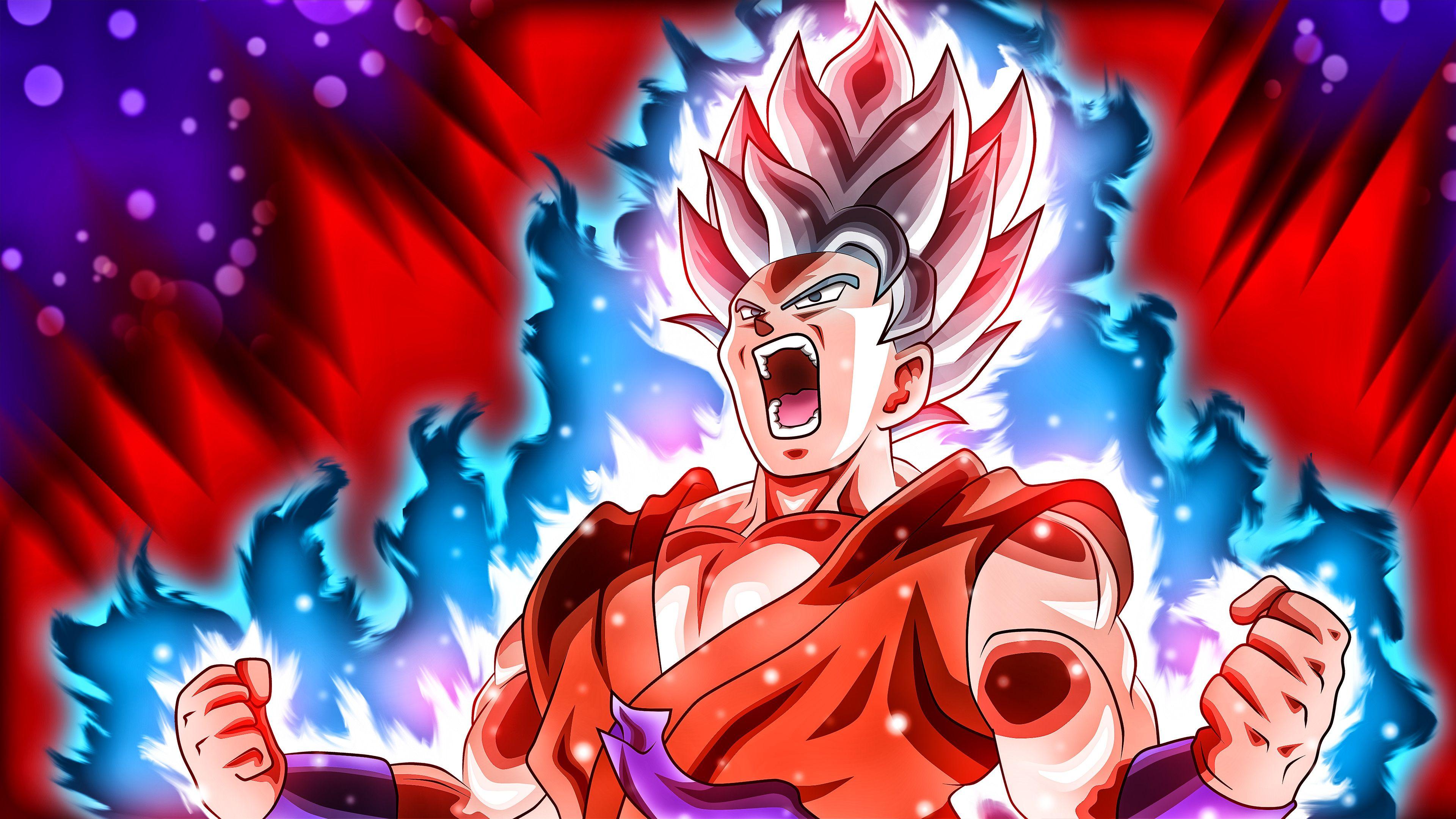 Goku Red Wallpapers Wallpaper Cave