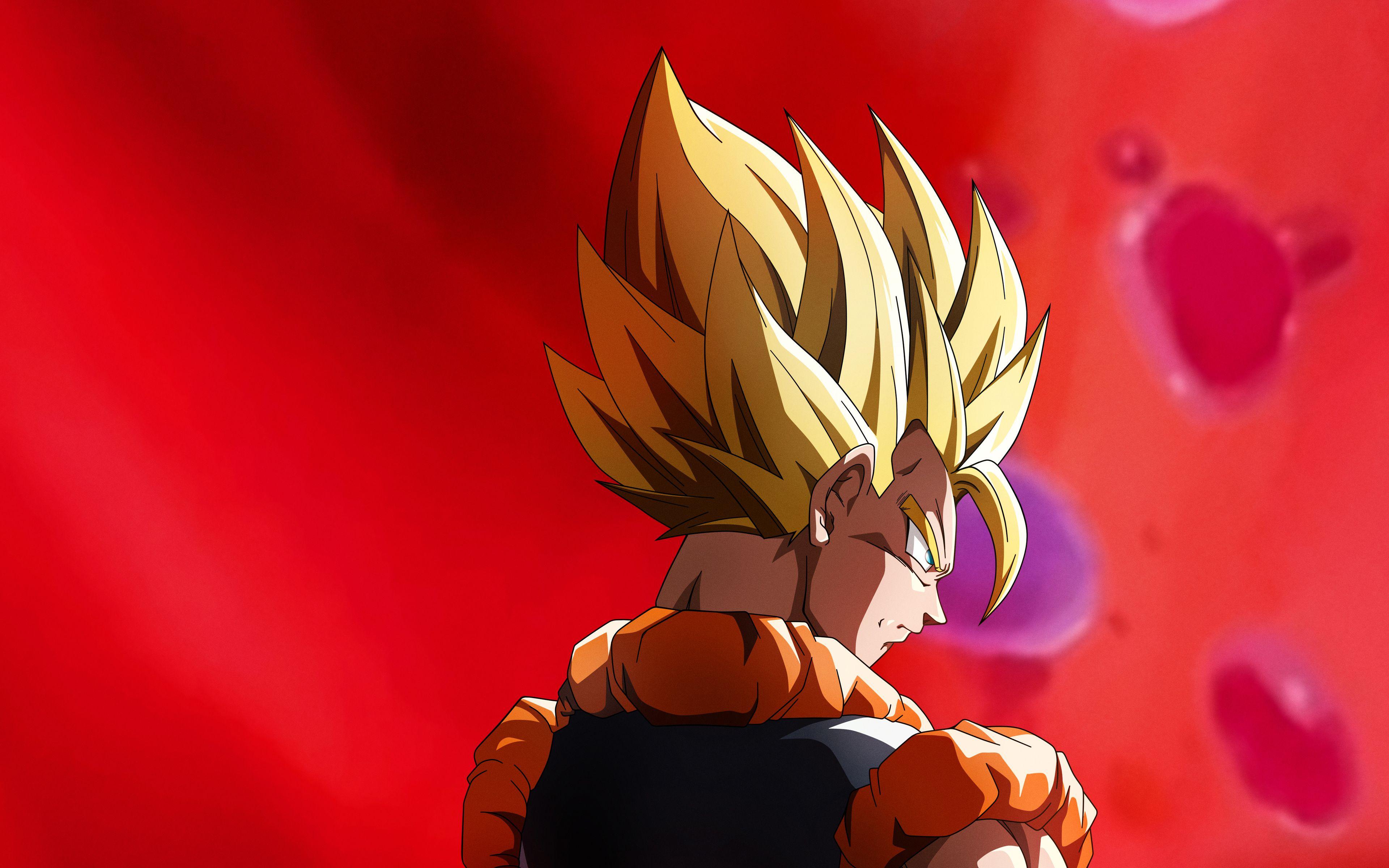 Goku Red Wallpapers Wallpaper Cave