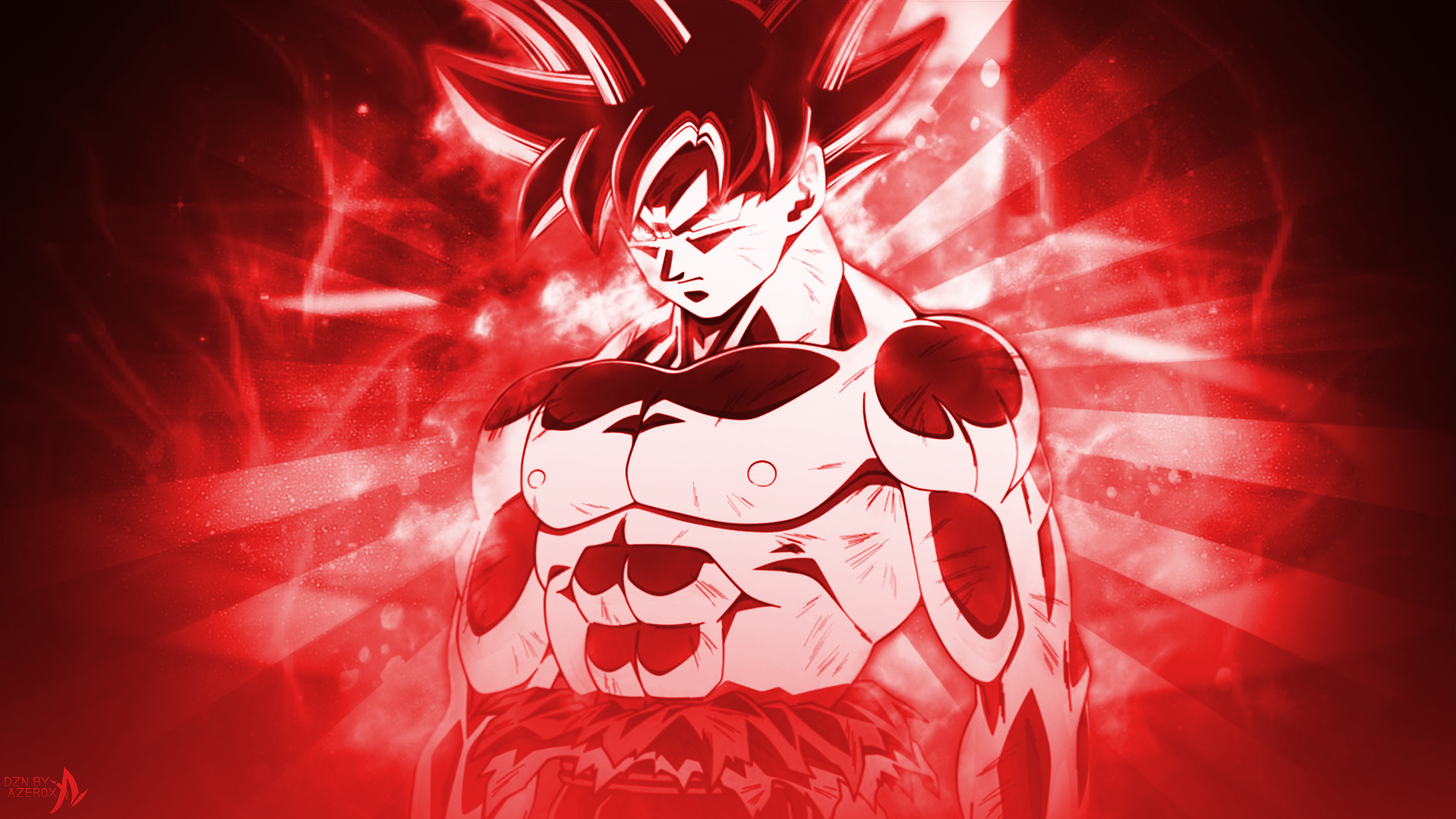 Goku Red Wallpapers Wallpaper Cave