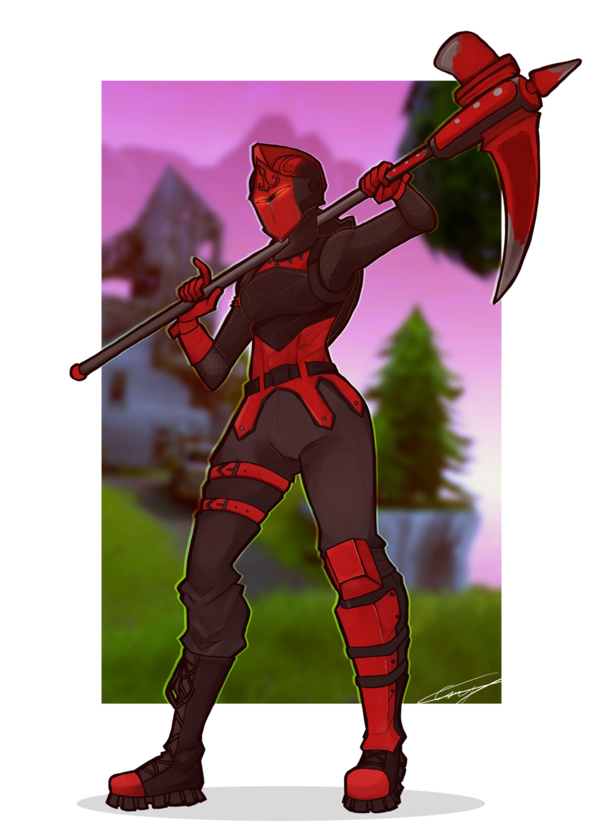 Red Knight Fortnite Wallpapers Wallpaper Cave