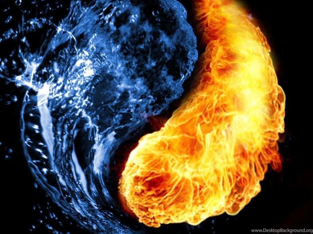 Water Vs Fire Wallpapers Wallpaper Cave