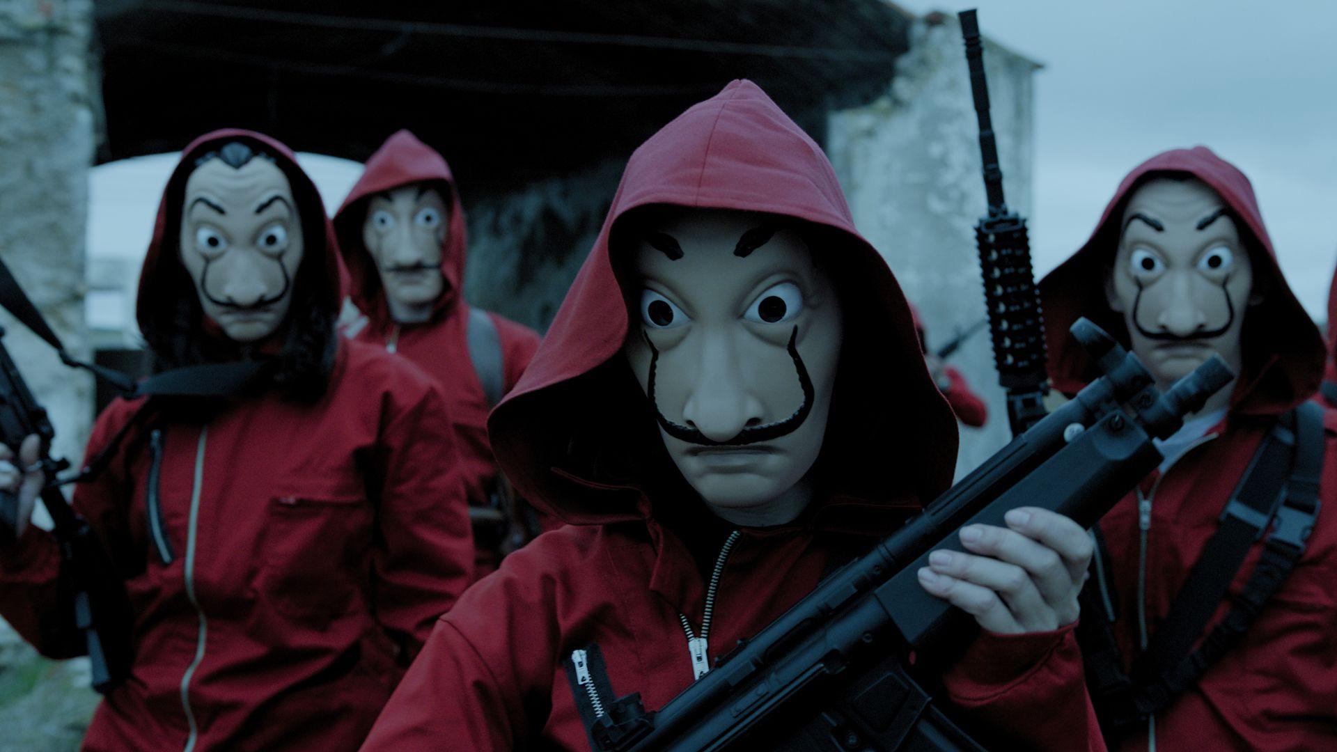 Money Heist Mask Wallpapers Wallpaper Cave
