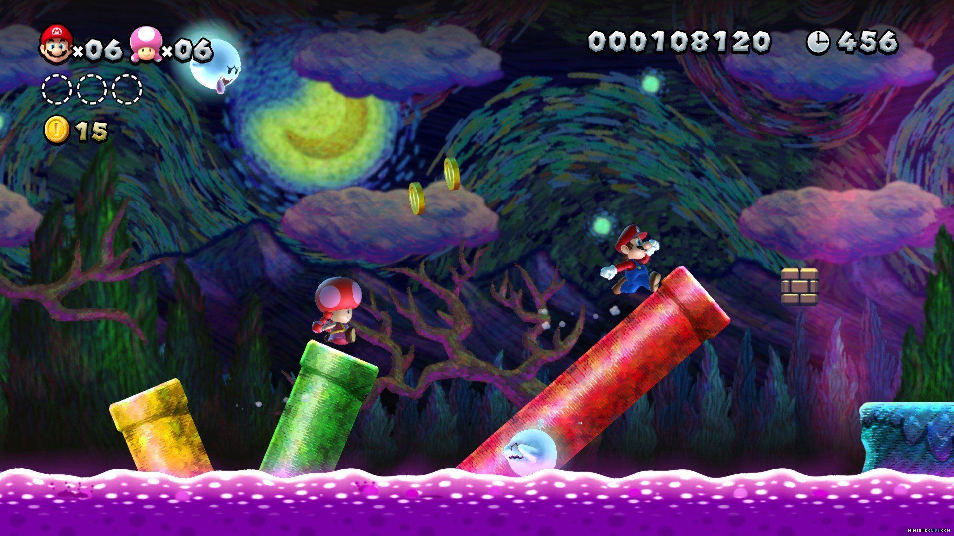 New Super Mario Bros U Deluxe Wallpapers Wallpaper Cave