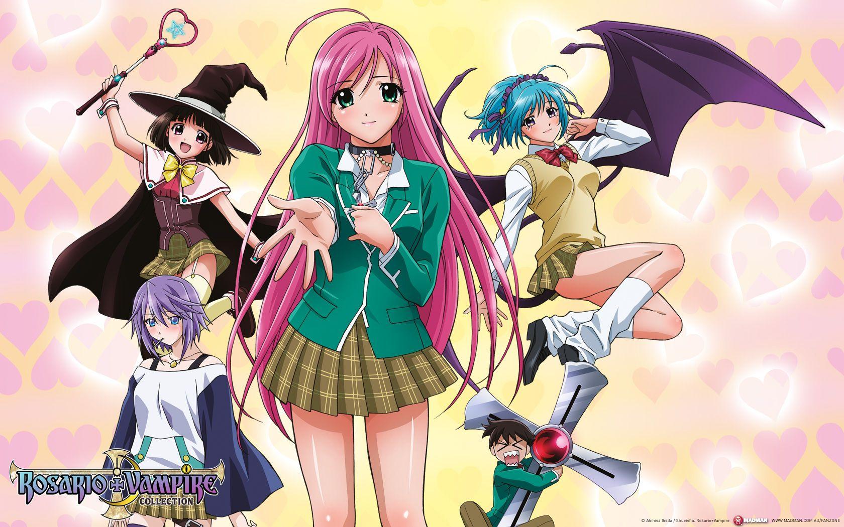 Rosario + Vampire Wallpapers Wallpaper Cave