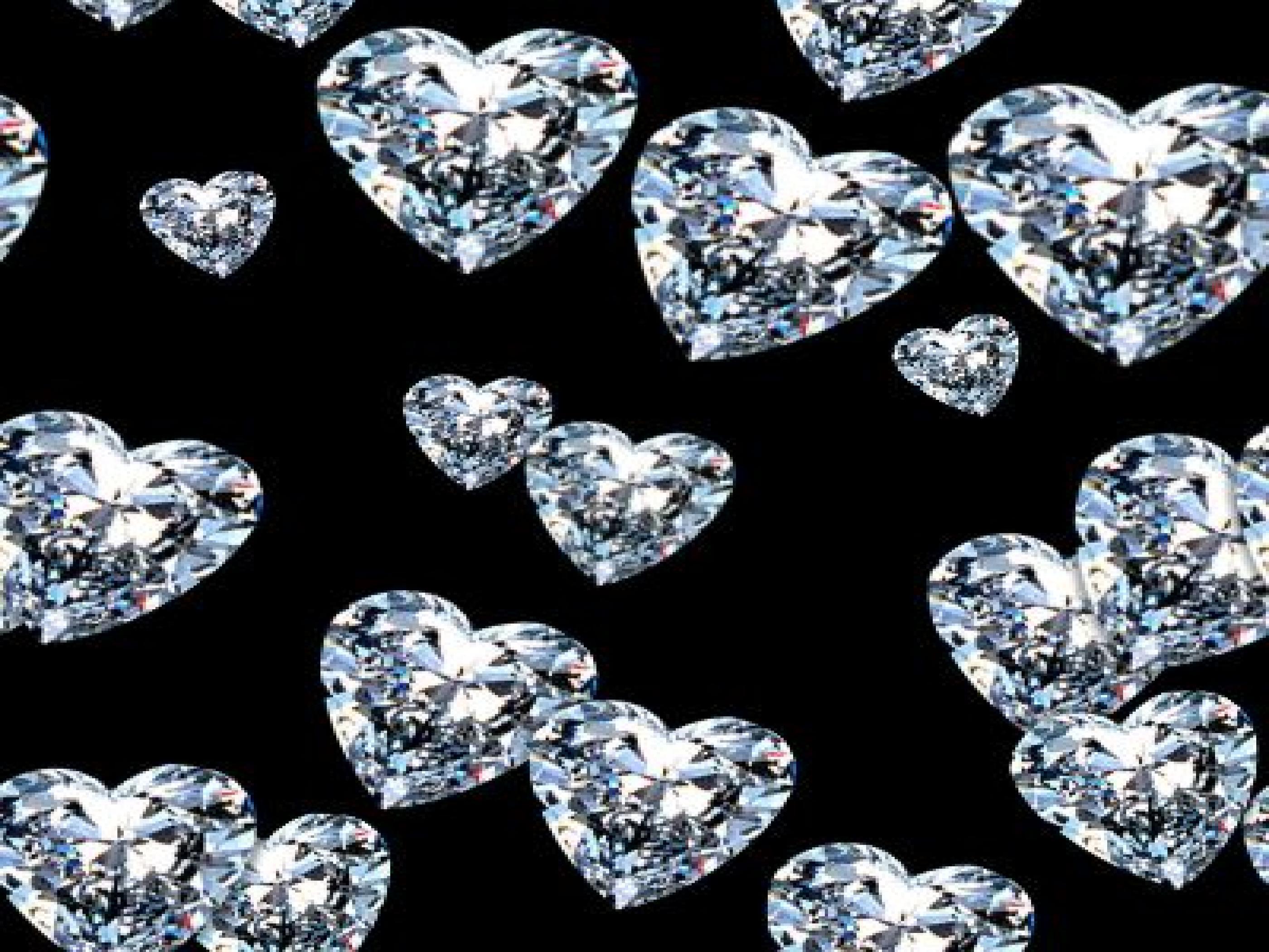 Heart Diamond Wallpapers Wallpaper Cave