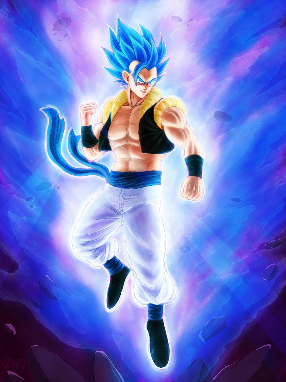 Gogeta Blue Android Wallpapers Wallpaper Cave