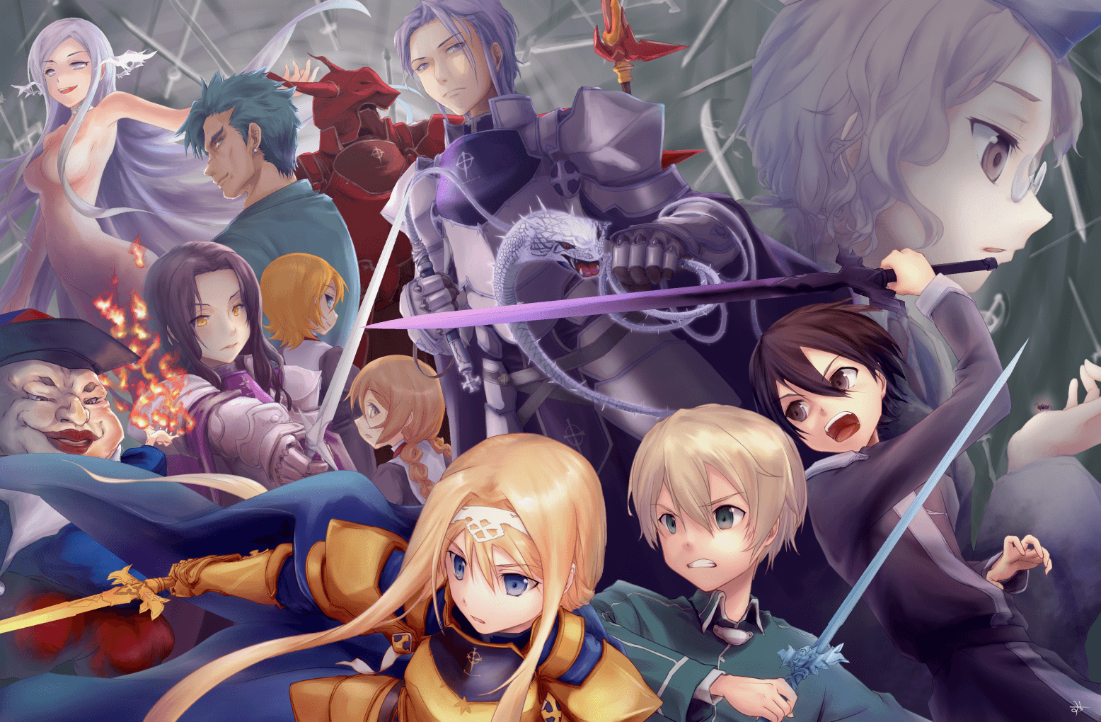 Sword Art Online Alicization Wallpapers Wallpaper Cave