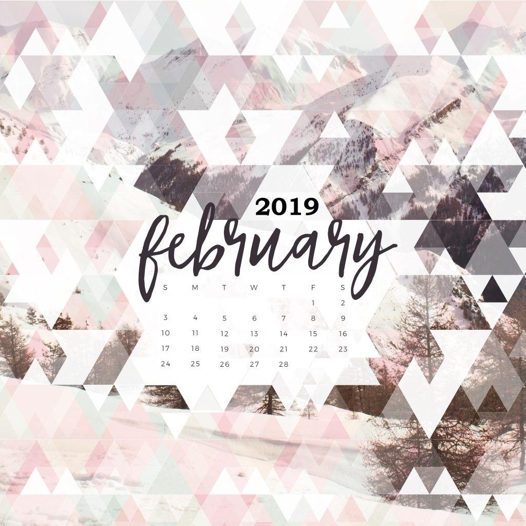February 2019 Calendar Wallpapers Wallpaper Cave
