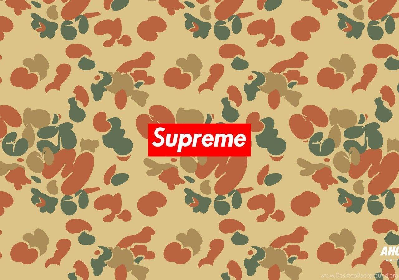 Supreme Camo Wallpapers Wallpaper Cave