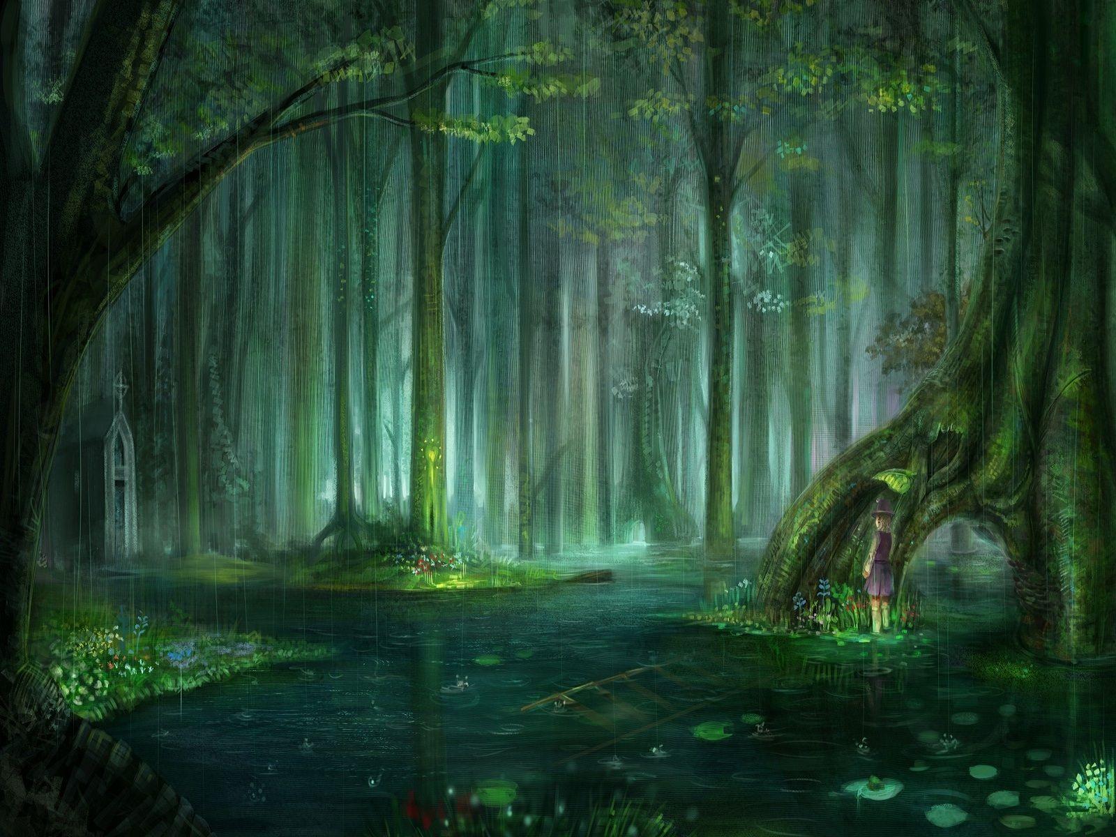 Fantasy Forest Wallpapers Wallpaper Cave