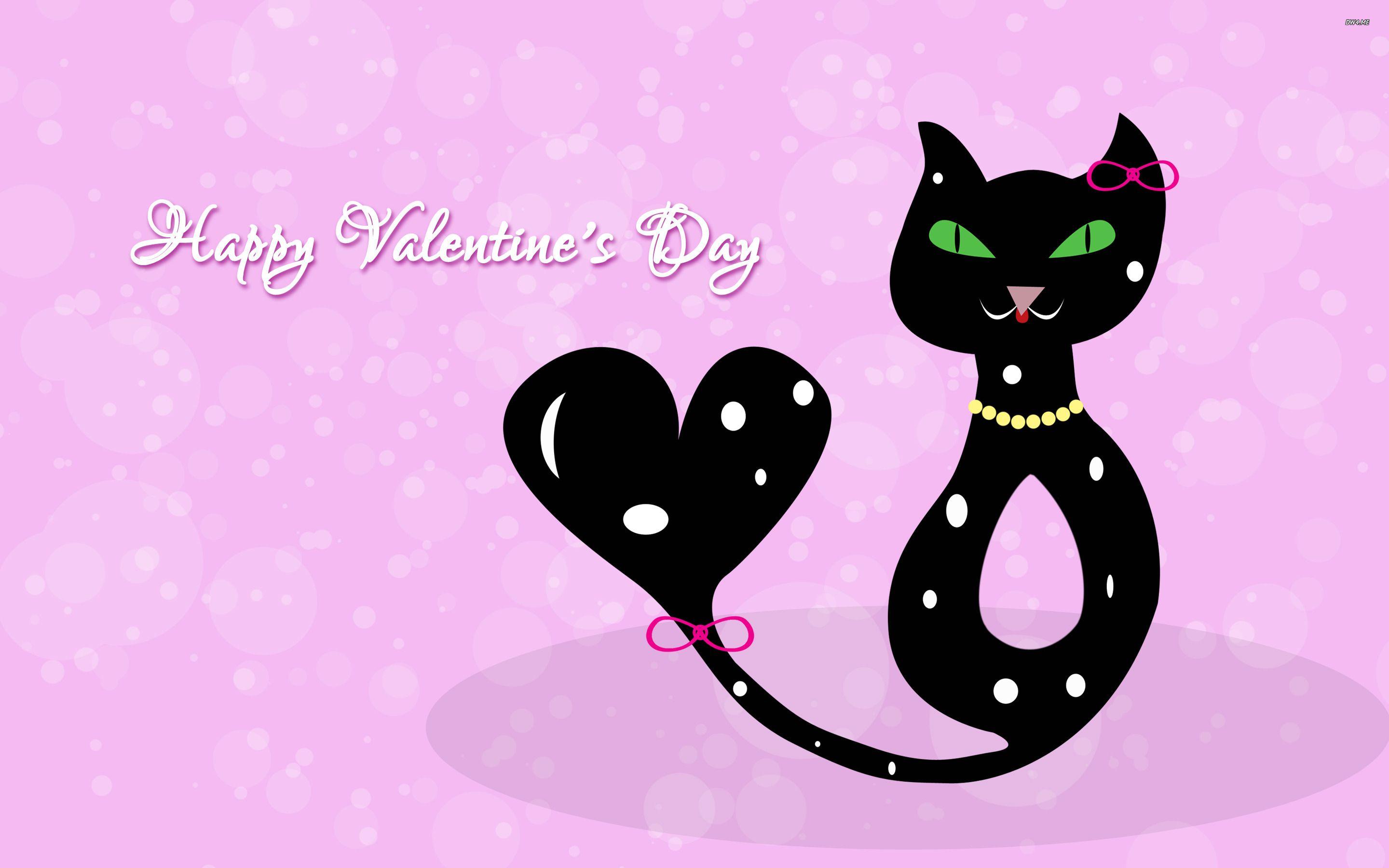 Valentine's Cat Wallpapers Wallpaper Cave