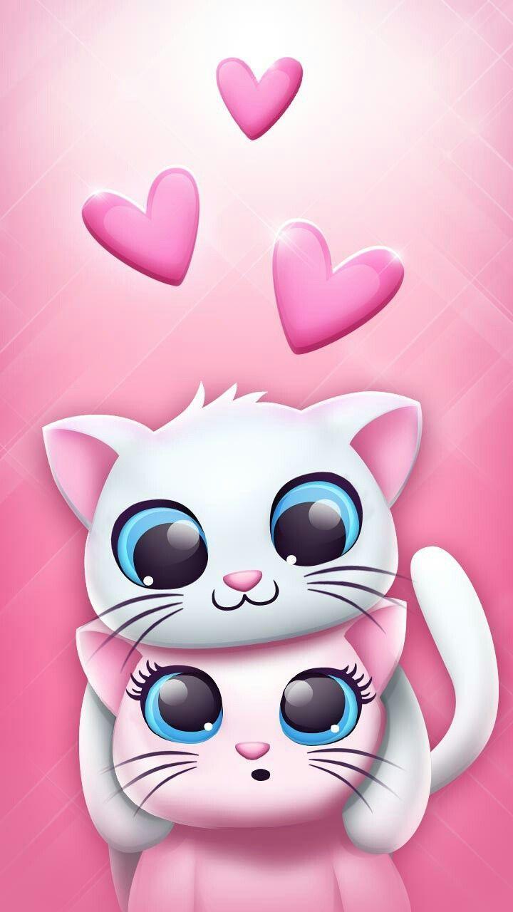 Valentine Cats Wallpapers Wallpaper Cave