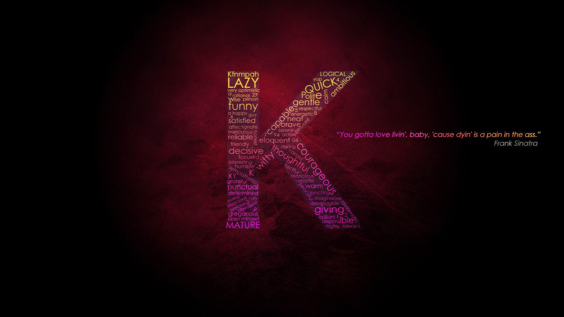 K Name Wallpaper