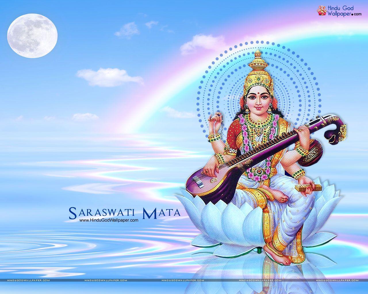 Sarswati Maa Wallpapers Wallpaper Cave