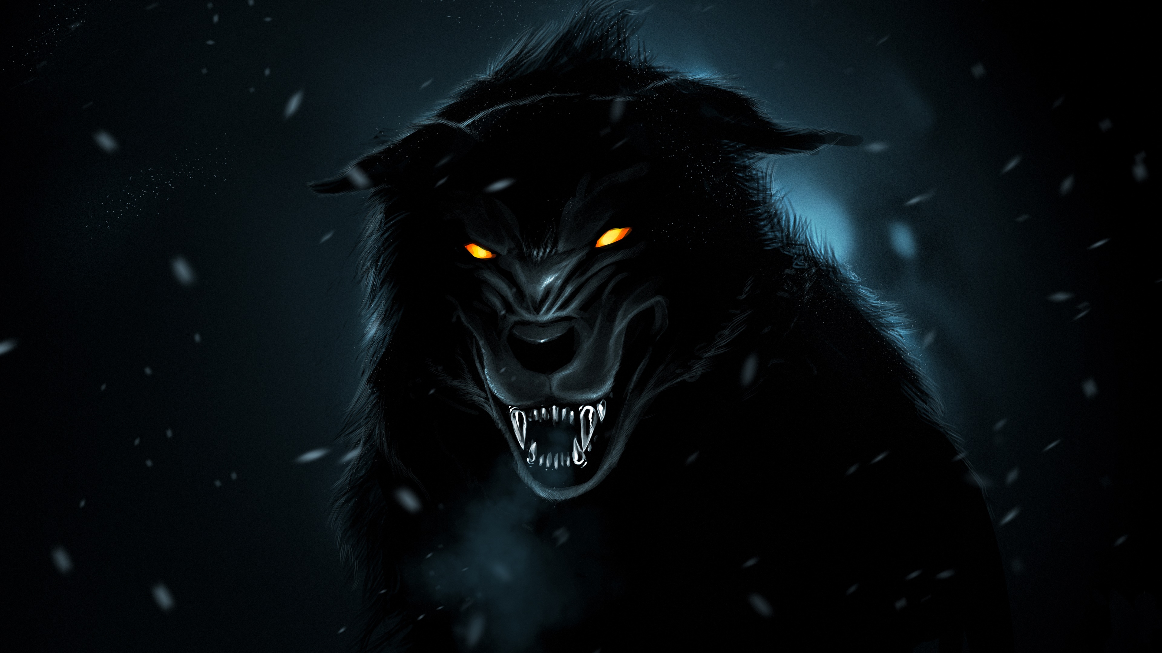 Scary Wolf Wallpapers Wallpaper Cave