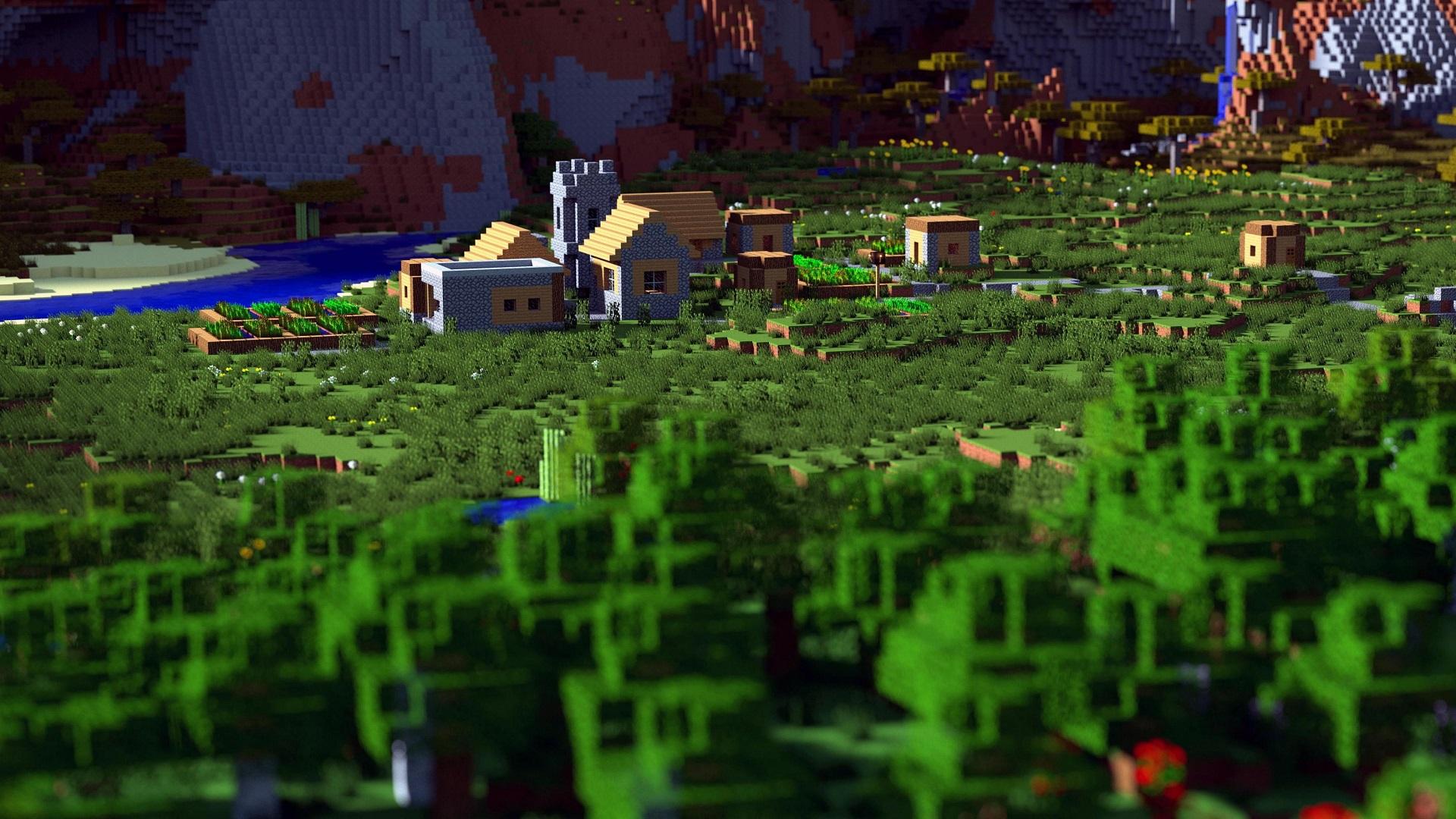 Minecraft Village Wallpapers Wallpaper Cave