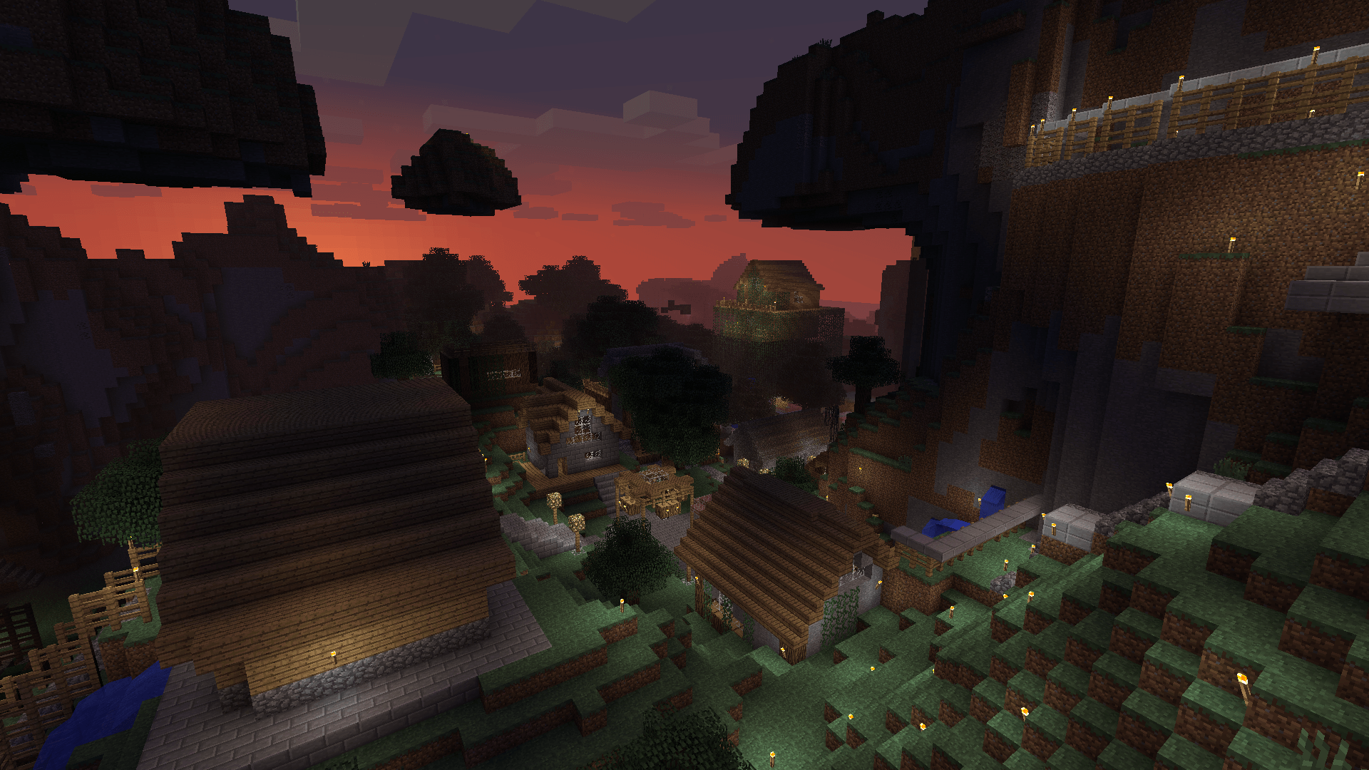 Minecraft Village Wallpapers Wallpaper Cave