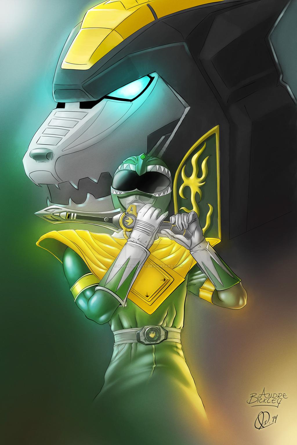 Green Ranger Dragonzord Wallpaper