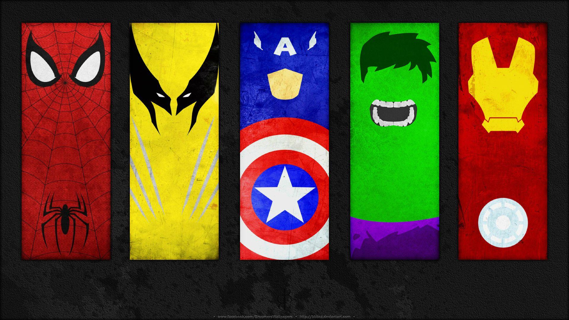 Marvel Logo Wallpapers Wallpaper Cave