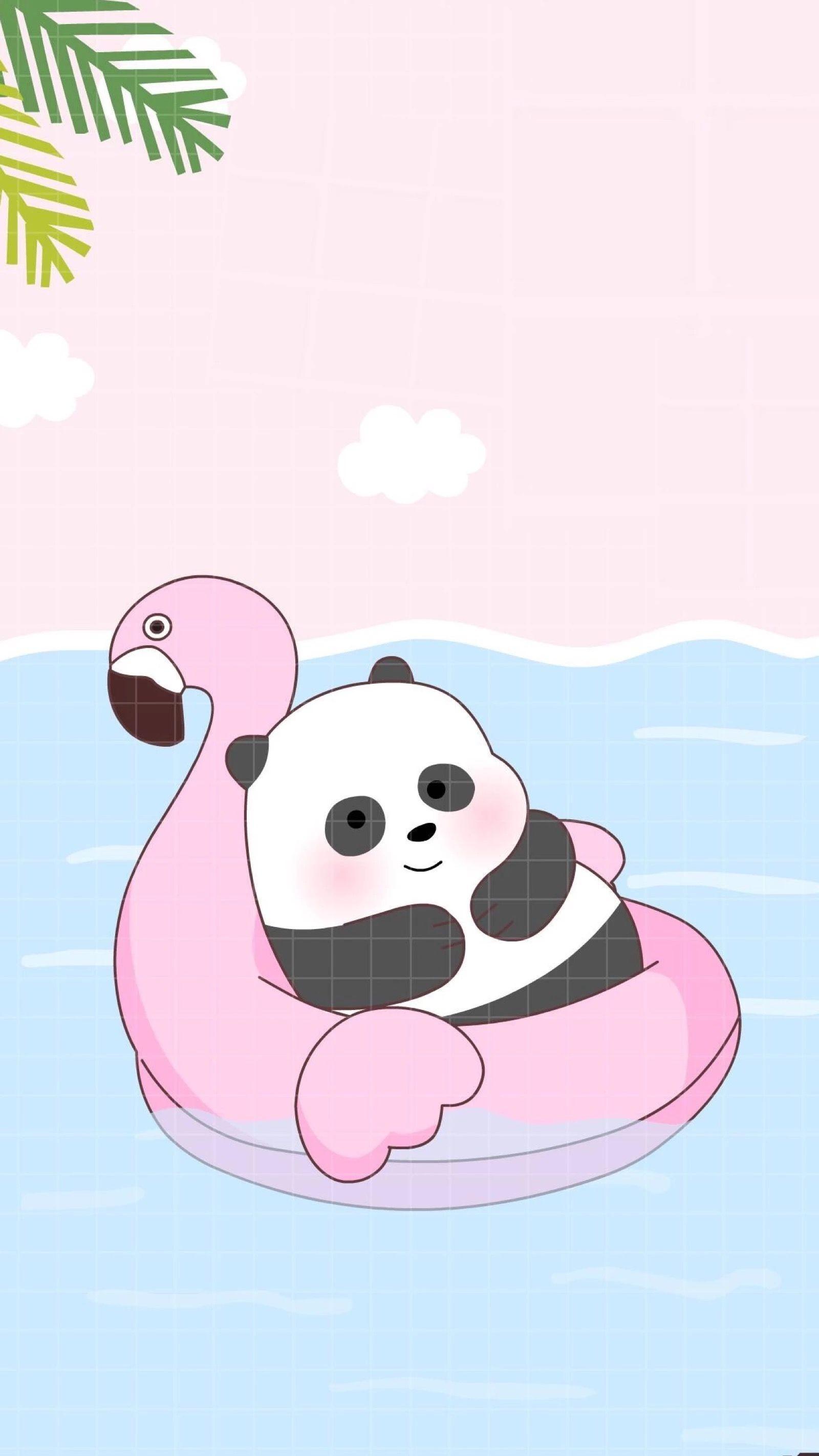 Kawaii Panda Wallpapers Wallpaper Cave