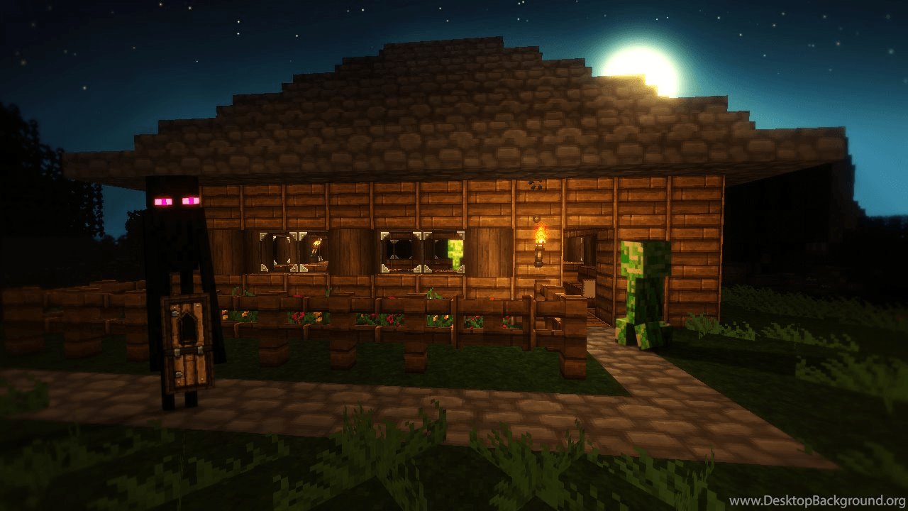 Minecraft House Wallpapers Wallpaper Cave