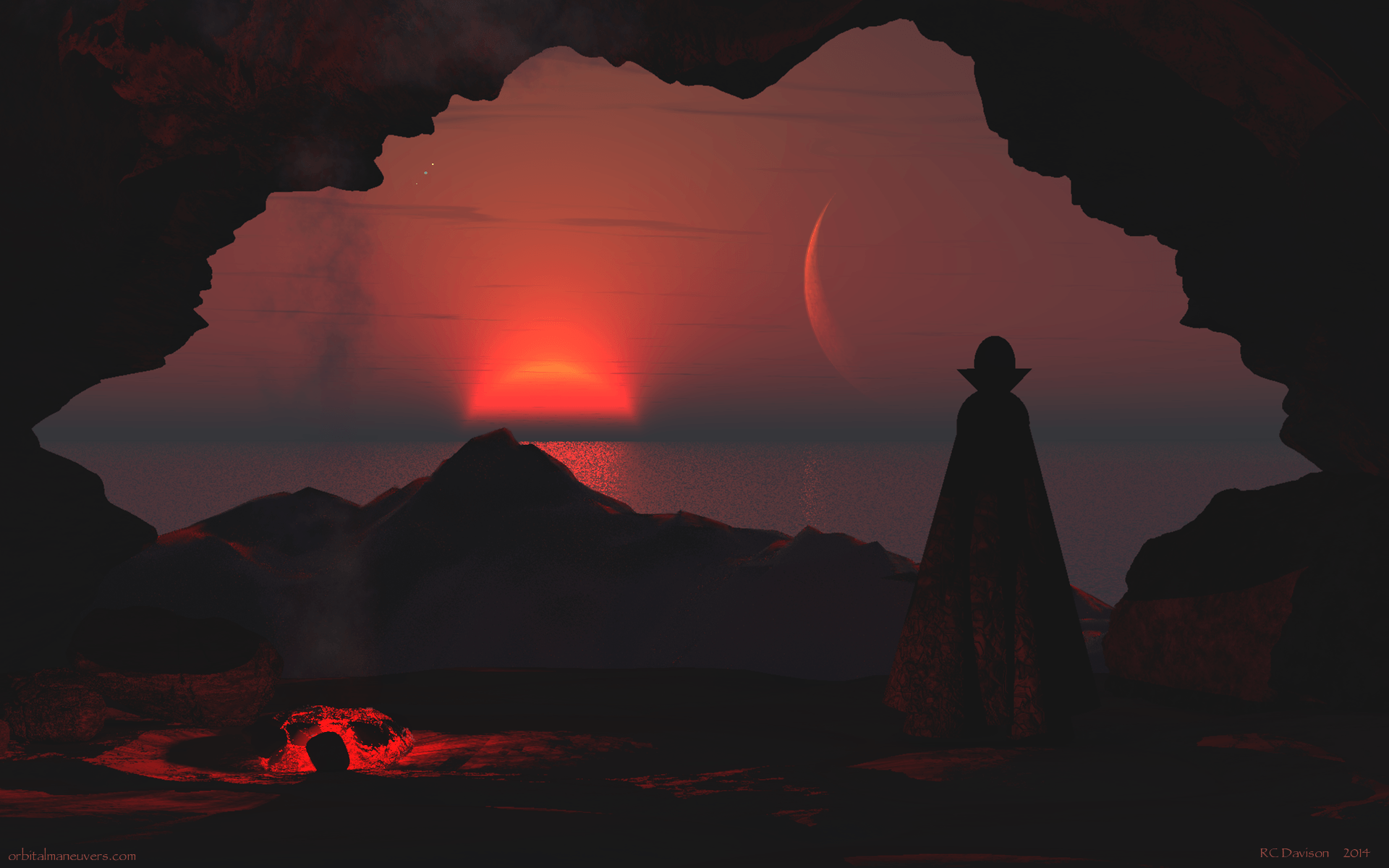 Red Moon Wallpapers Wallpaper Cave