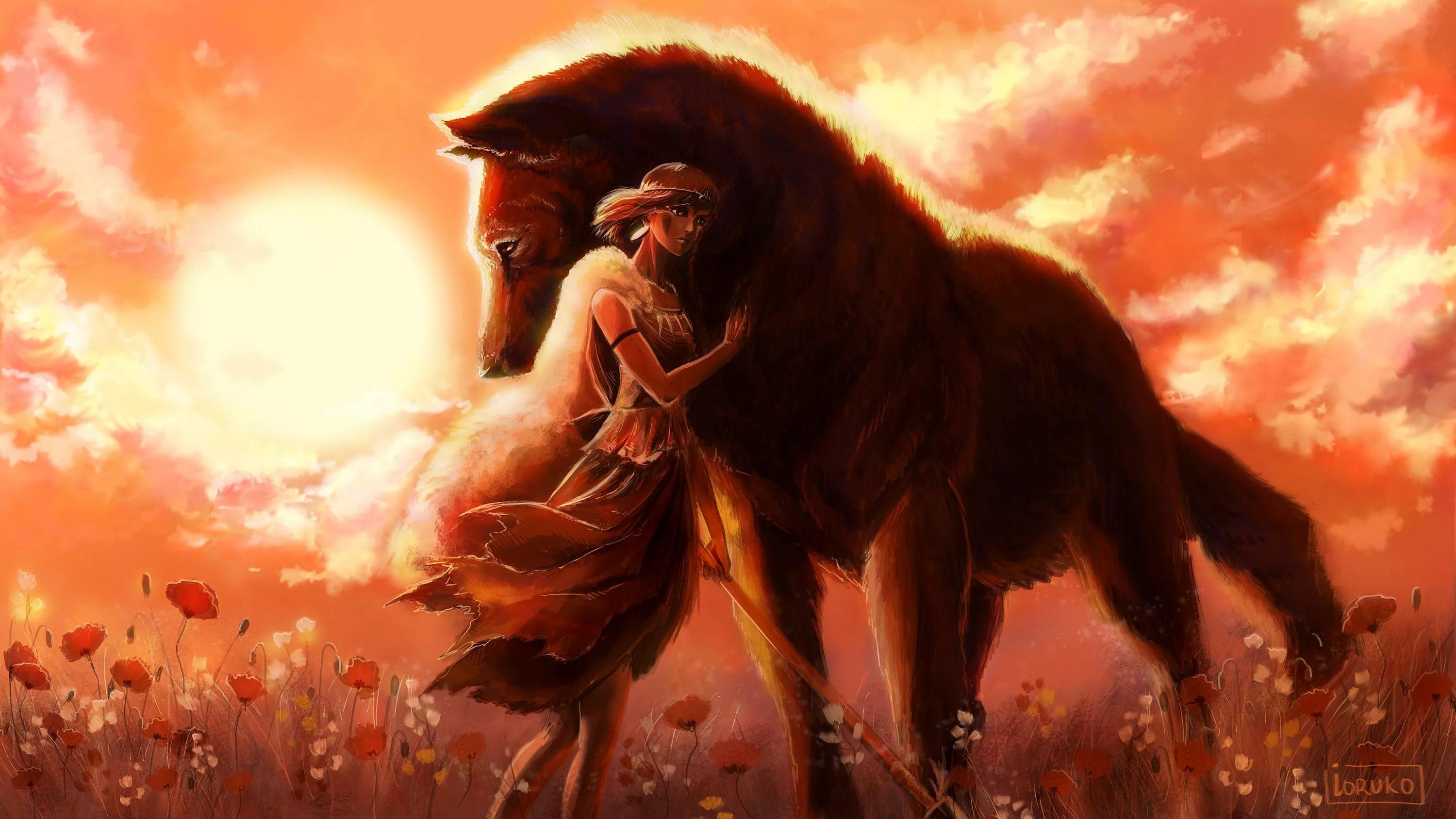 Wolf Girl Wallpapers Wallpaper Cave