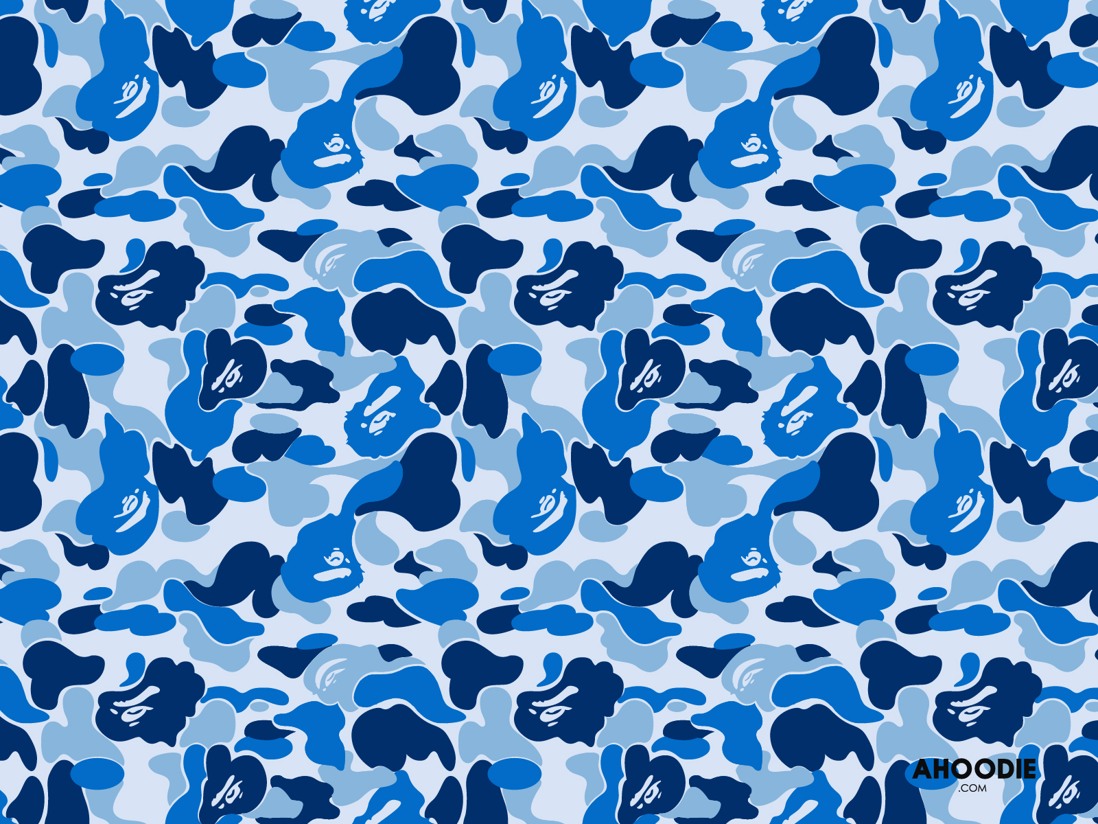 Blue Bape Wallpapers Wallpaper Cave