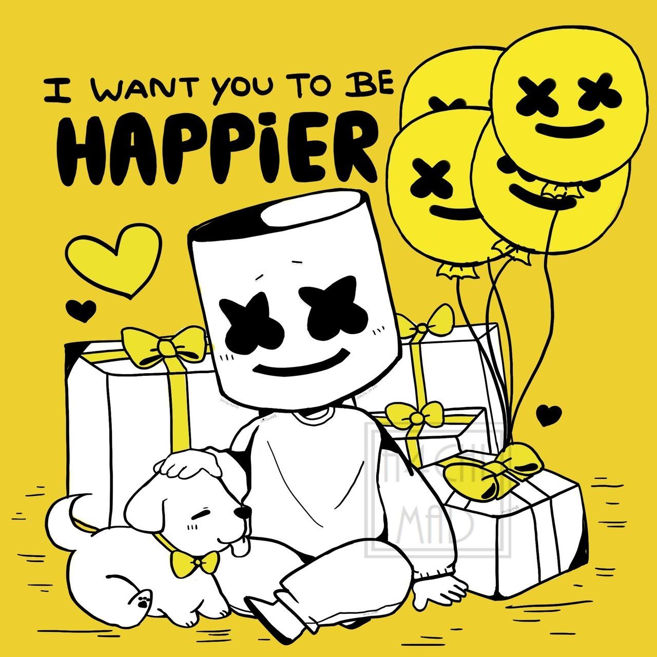 Marshmello Happier Wallpapers Wallpaper Cave