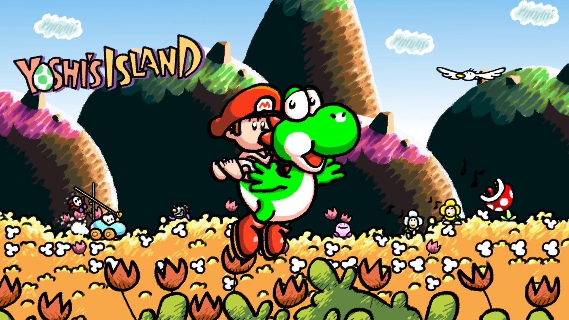 Super Mario World 2 Yoshi's Island Wallpapers Wallpaper Cave
