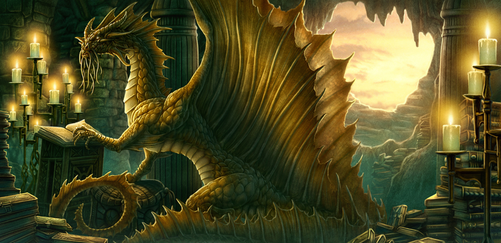 Gold Dragon Wallpapers Wallpaper Cave