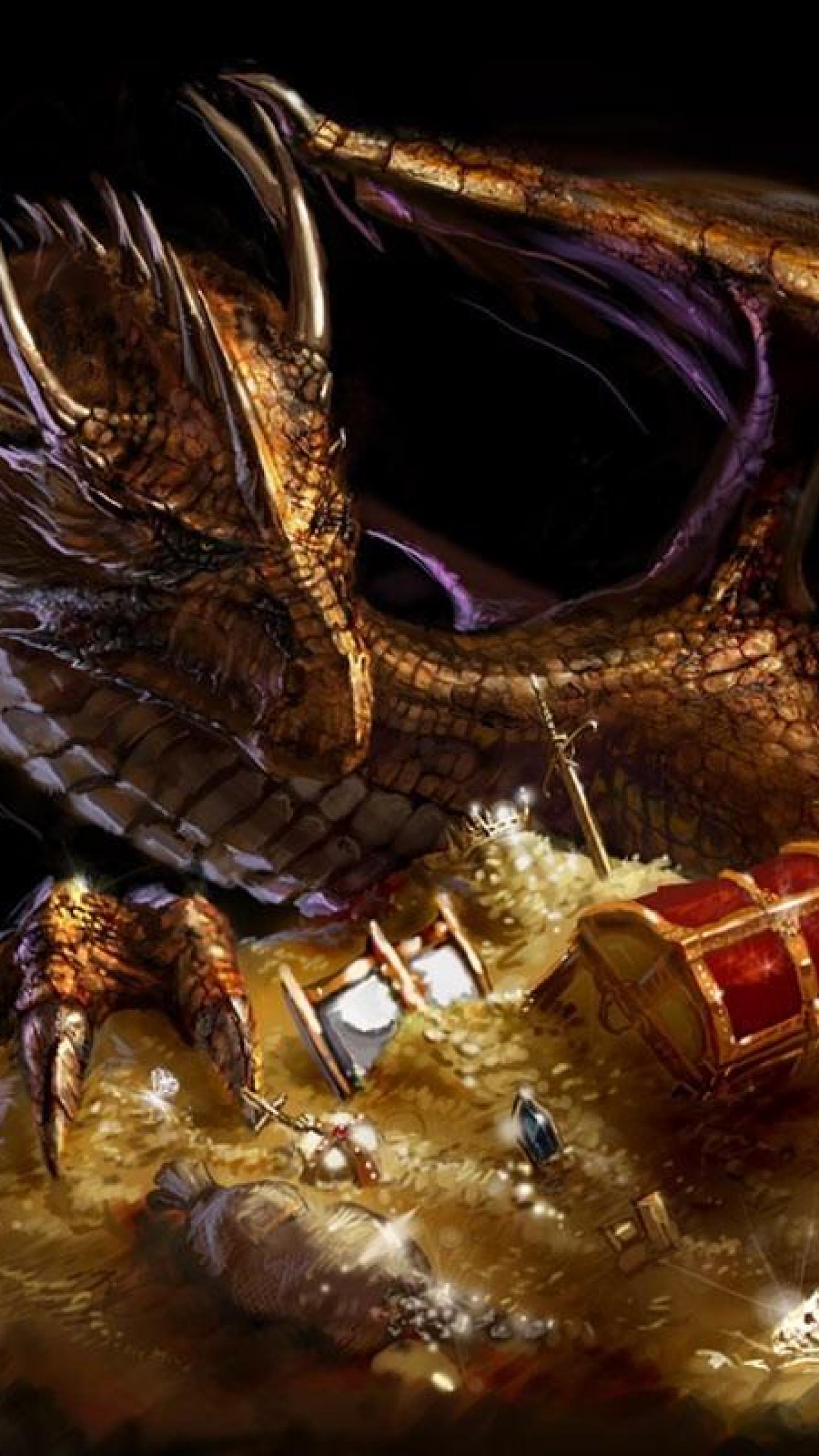 Gold Dragon Wallpapers Wallpaper Cave