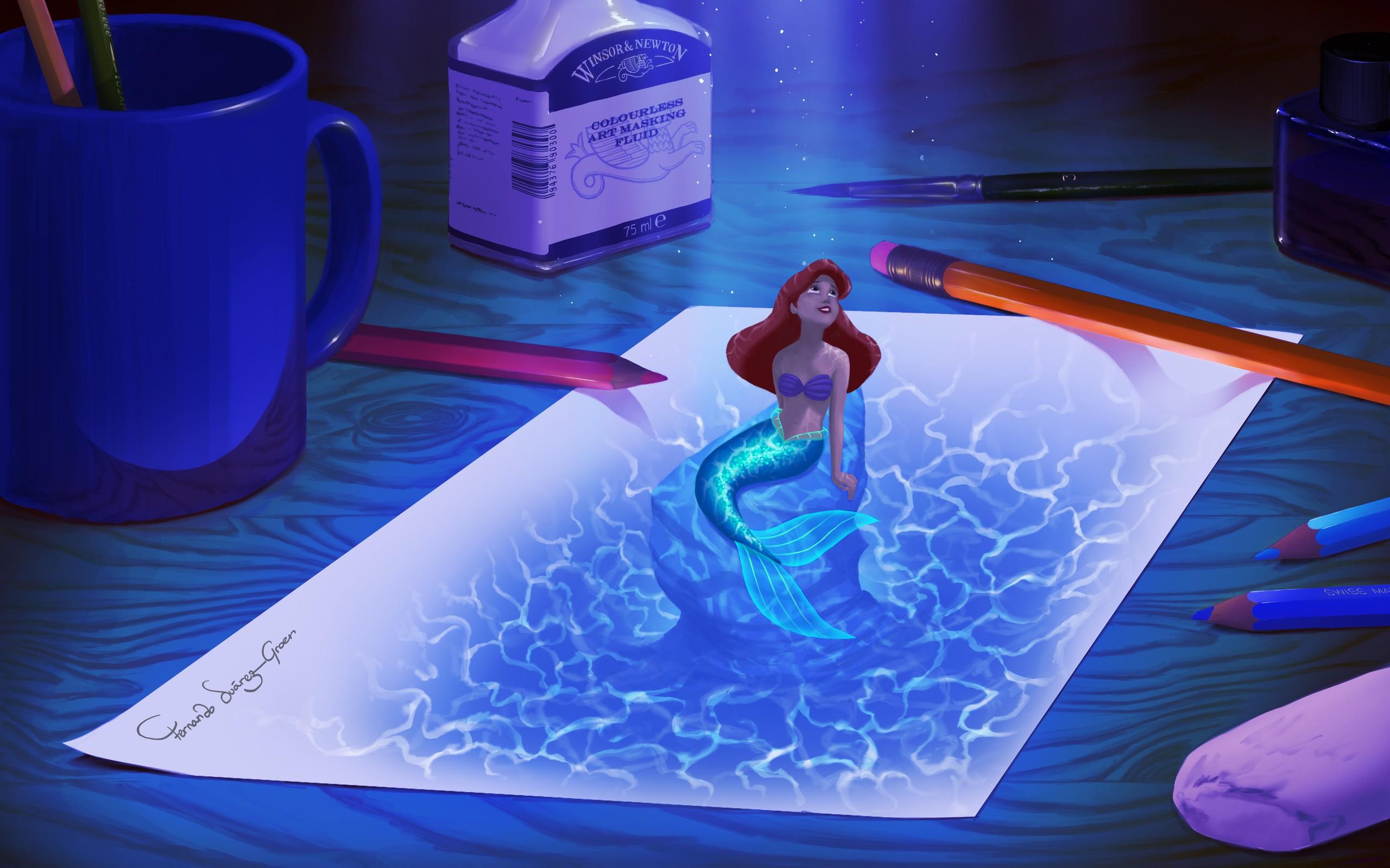 Little Mermaid Girl 4k Wallpapers Wallpaper Cave
