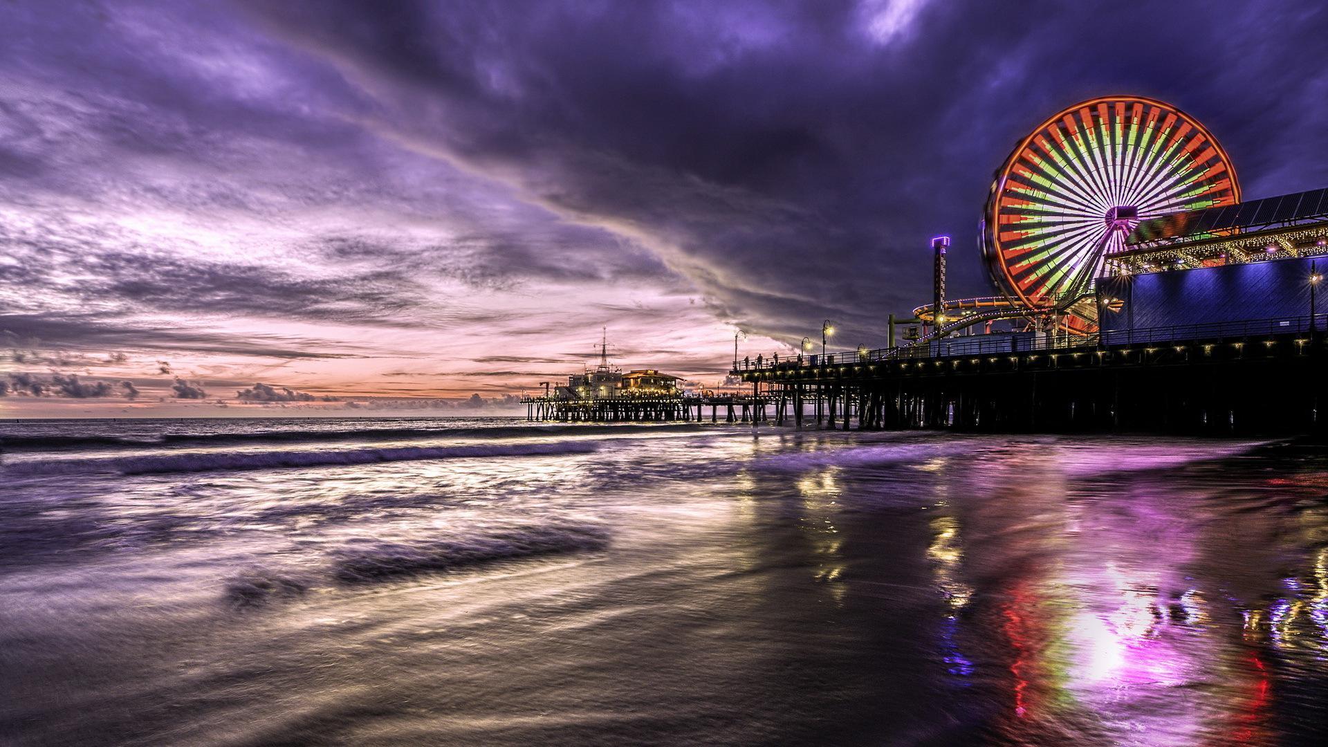 Santa Monica Pier Wallpapers Wallpaper Cave