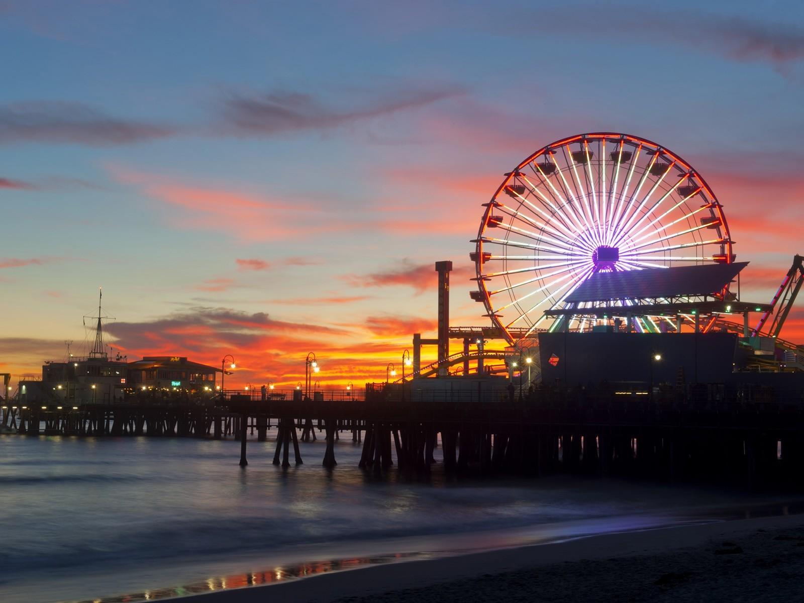 Santa Monica Pier Wallpapers Wallpaper Cave