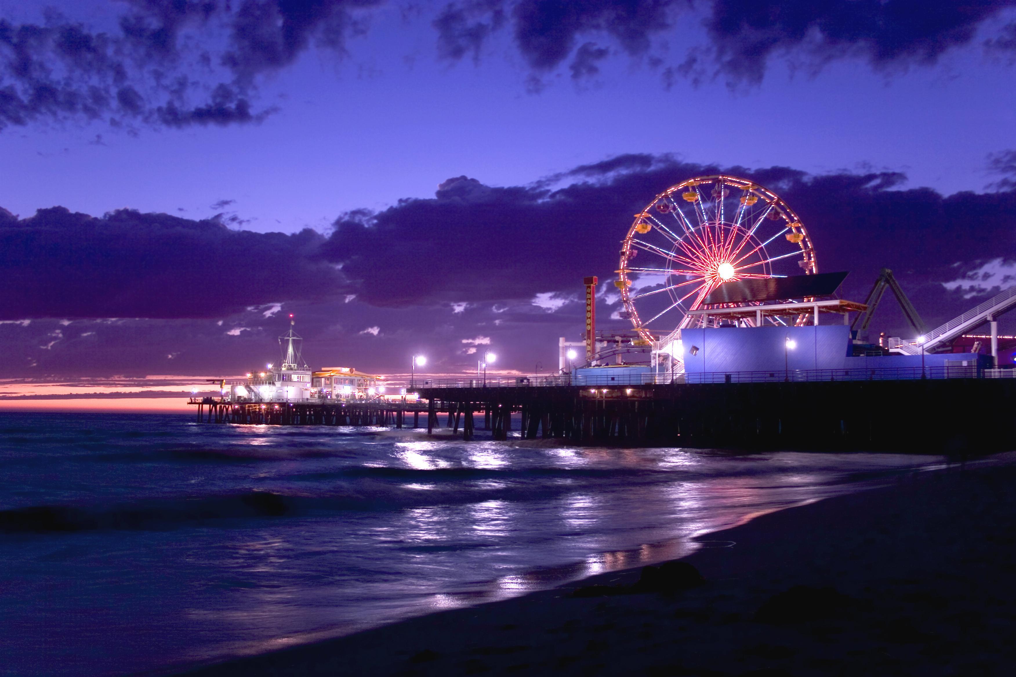 Santa Monica Pier Wallpapers Wallpaper Cave