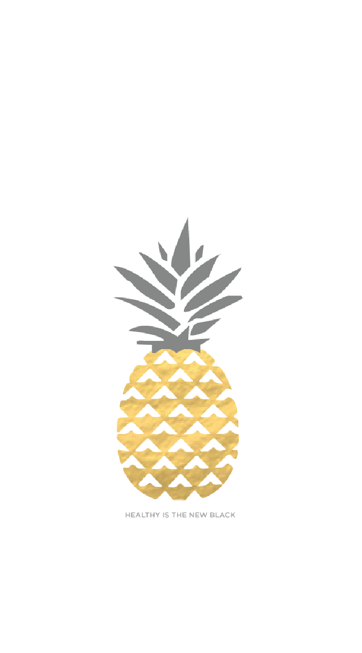 Gold Pineapple Wallpaper