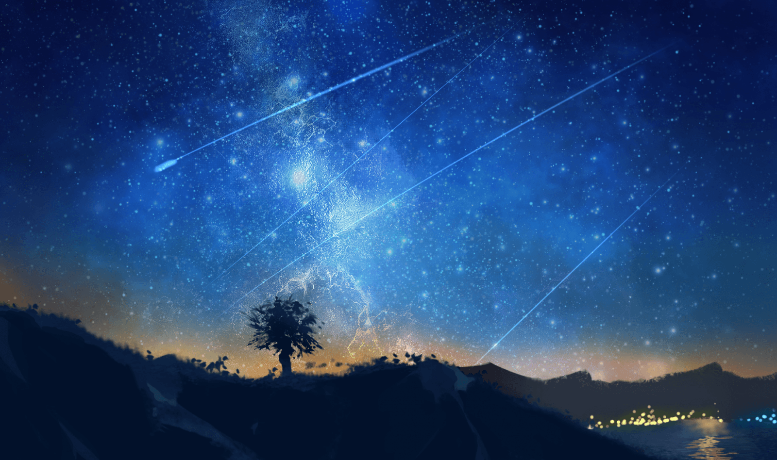 Falling Star Wallpapers Wallpaper Cave