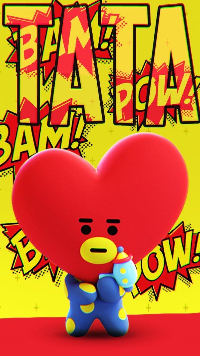 Tutorial Gambar Tata Bt21 Wallpaper IMAGESEE