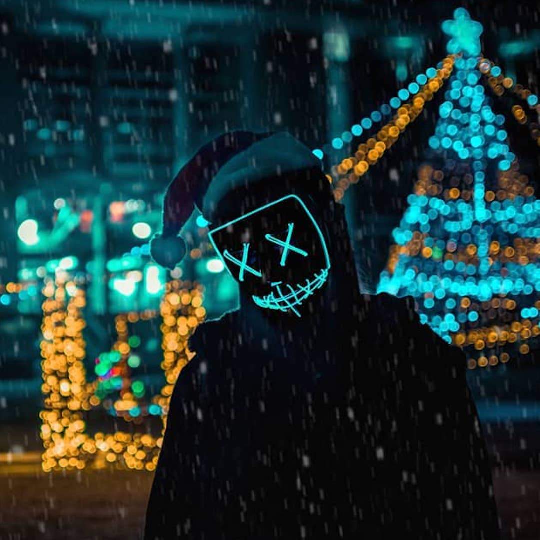 Neon Mask Wallpapers Wallpaper Cave