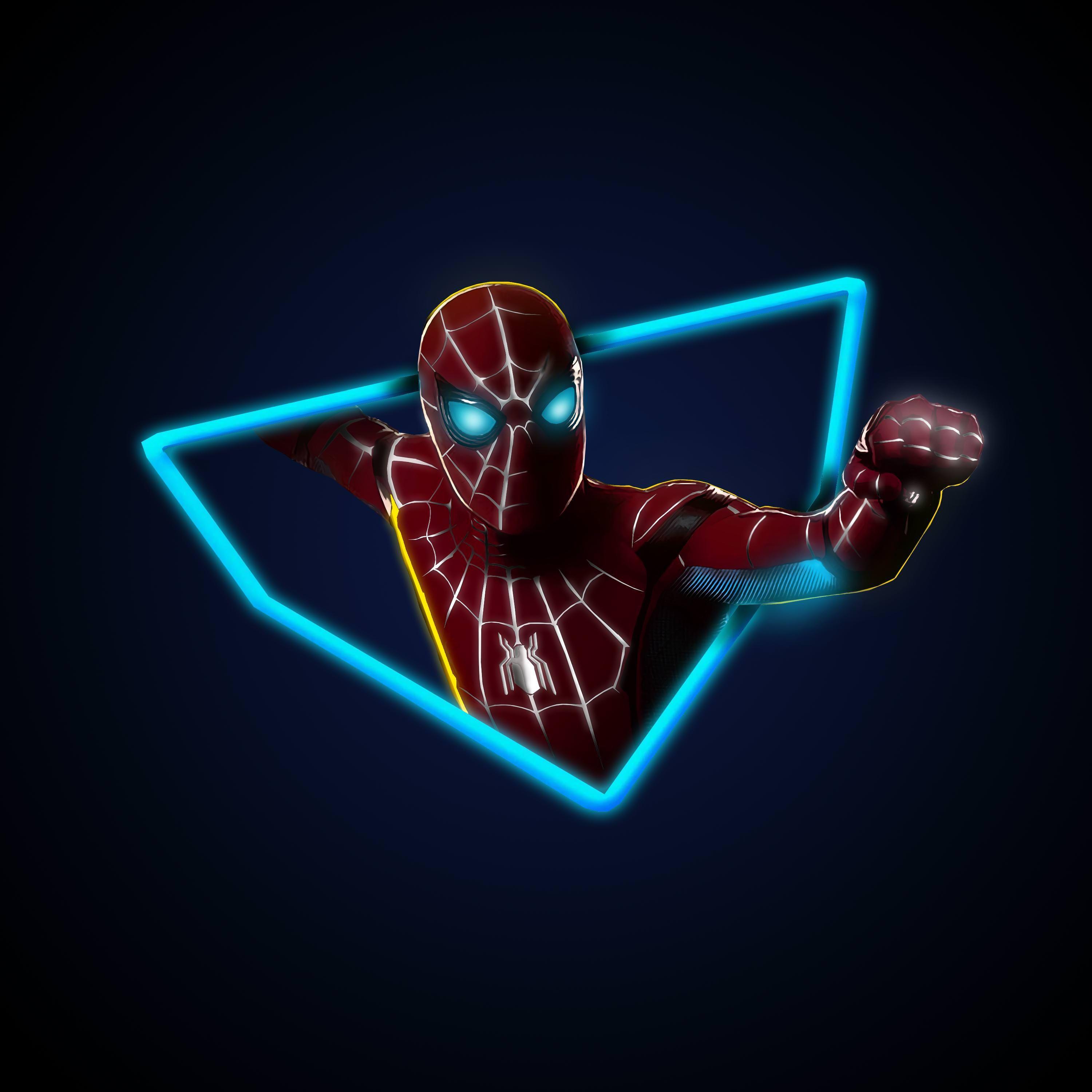 SpiderMan Neon Wallpapers Wallpaper Cave