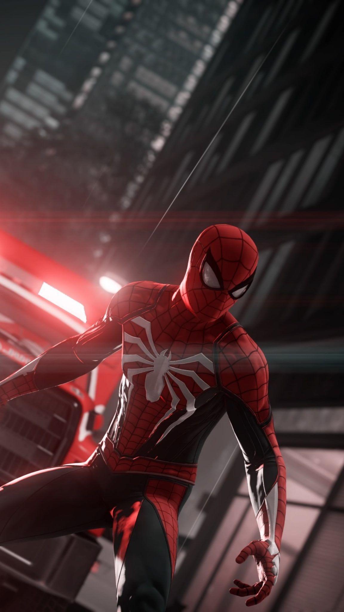 4K wallpaper Spider Man Ps4 Wallpaper Iphone 7