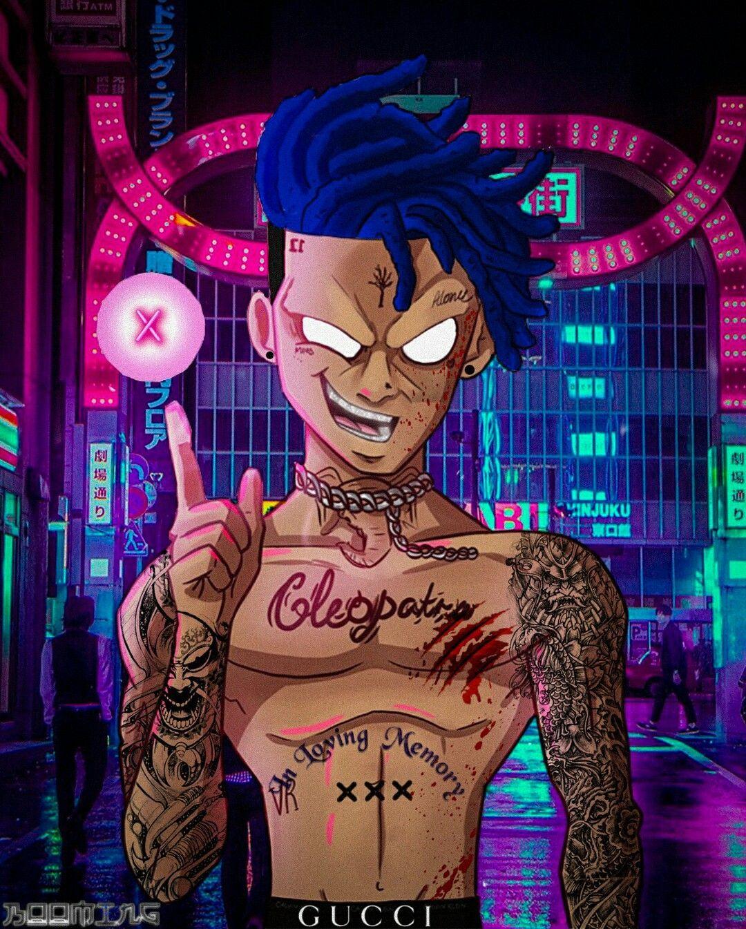 XXXTentacion Anime Wallpapers Wallpaper Cave