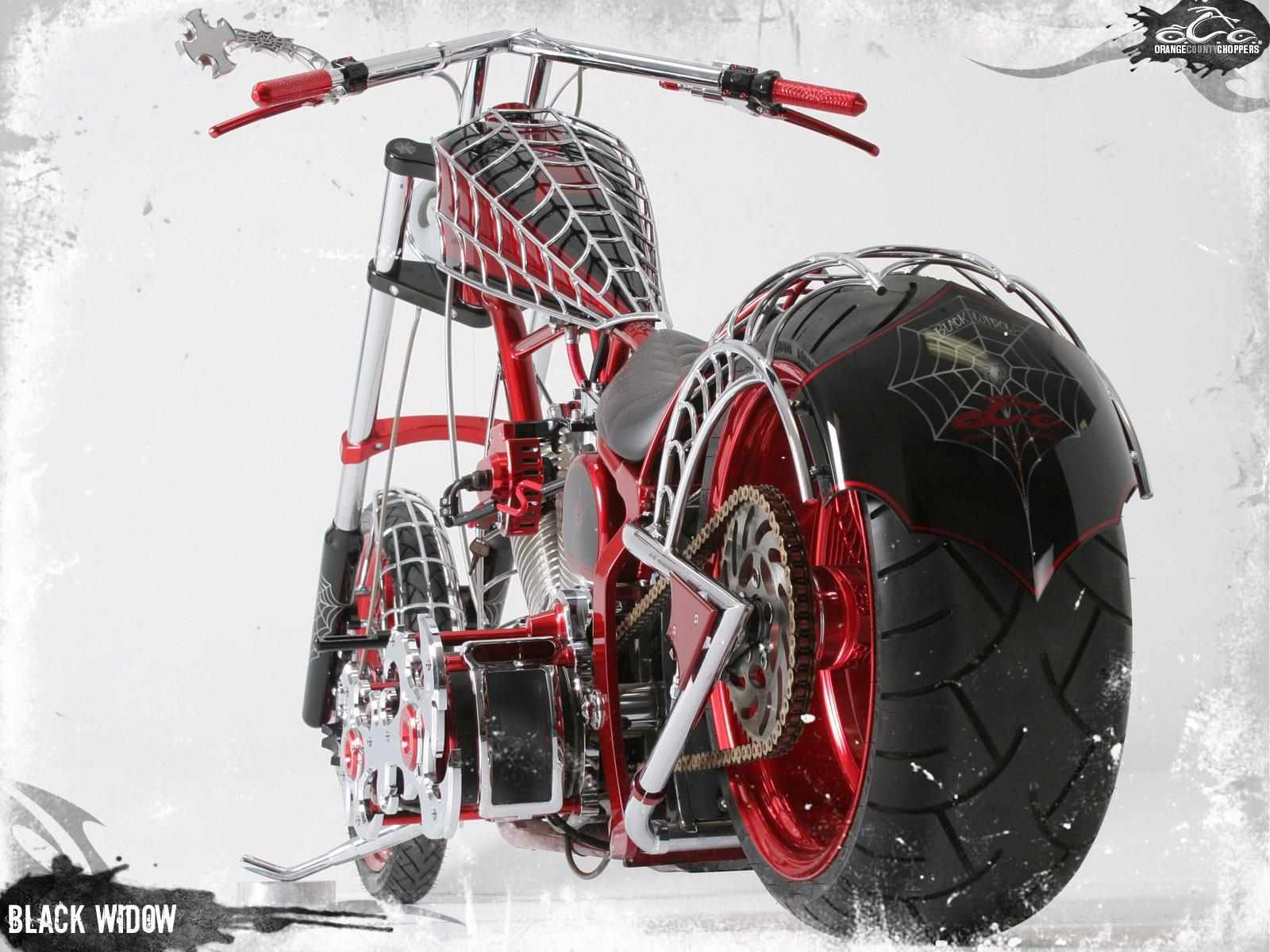 Orange County Choppers Black Widow Bike Wallpapers Wallpaper Cave